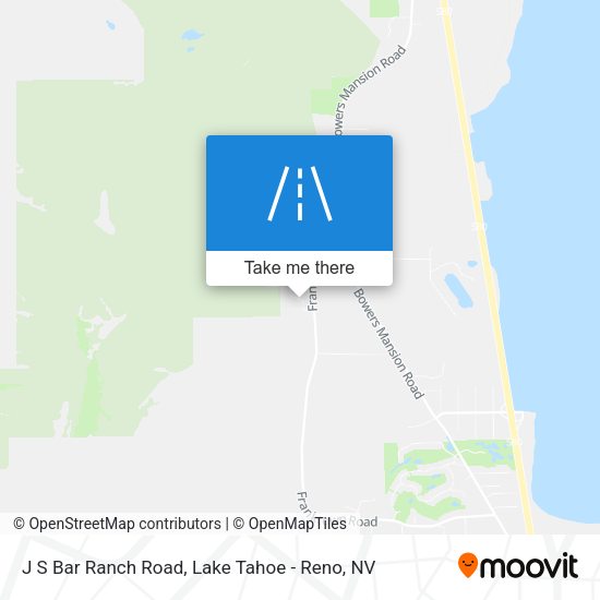 J S Bar Ranch Road map
