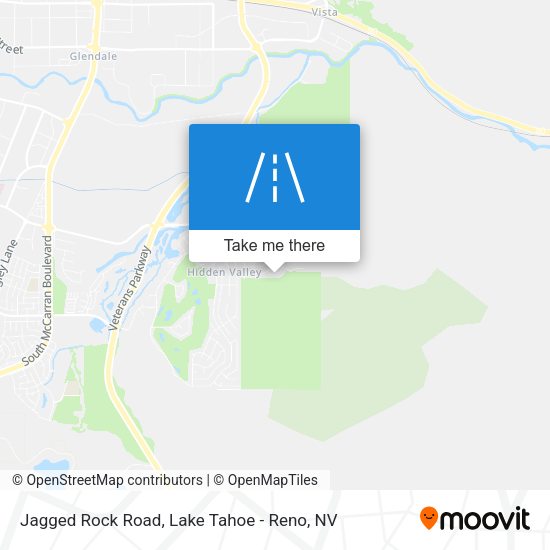 Mapa de Jagged Rock Road