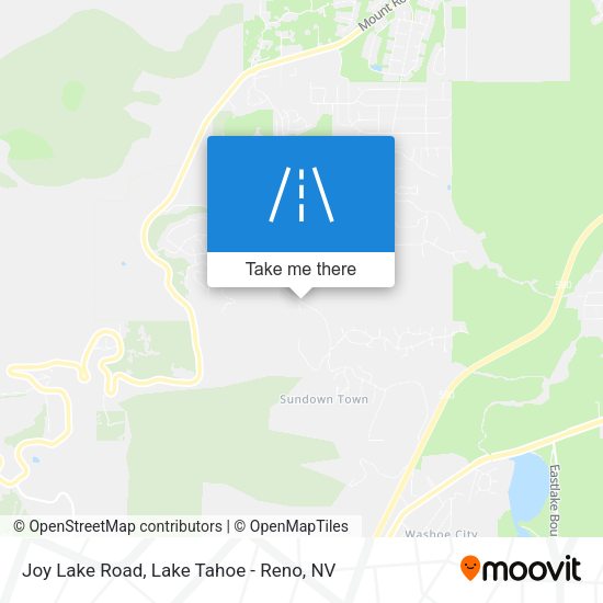 Joy Lake Road map