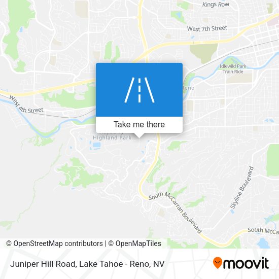 Juniper Hill Road map