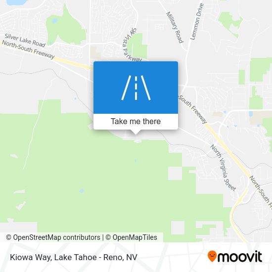 Kiowa Way map