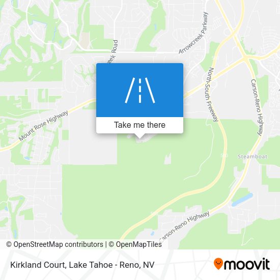 Mapa de Kirkland Court