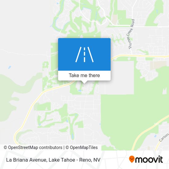 La Briana Avenue map