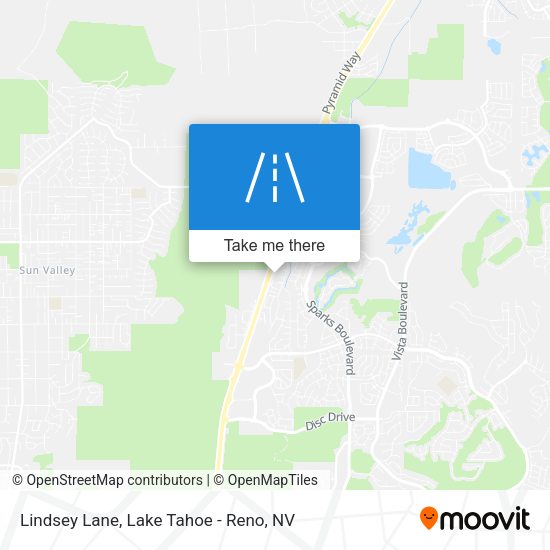 Lindsey Lane map