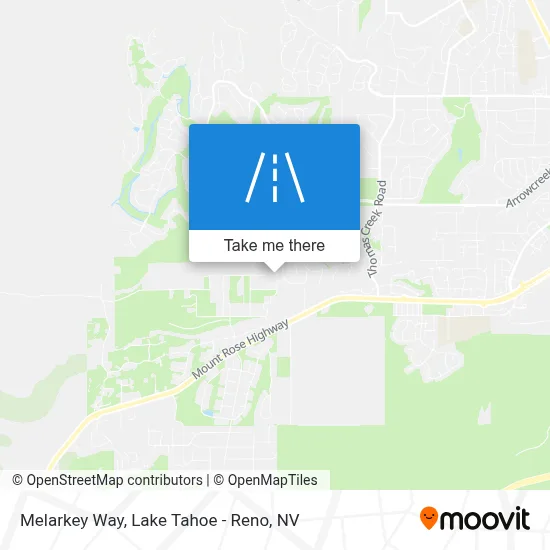 Melarkey Way map
