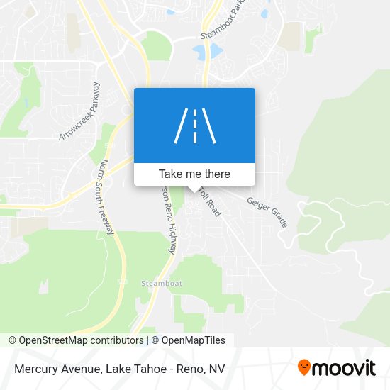 Mercury Avenue map