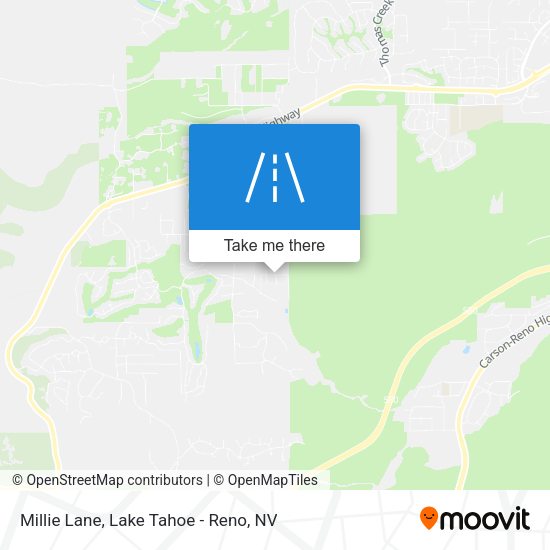 Millie Lane map