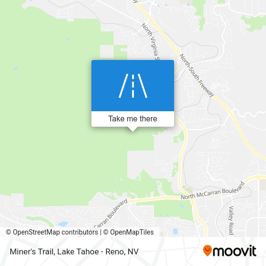 Mapa de Miner's Trail