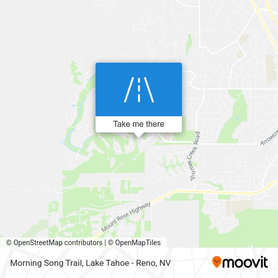 Mapa de Morning Song Trail