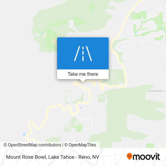 Mount Rose Bowl map