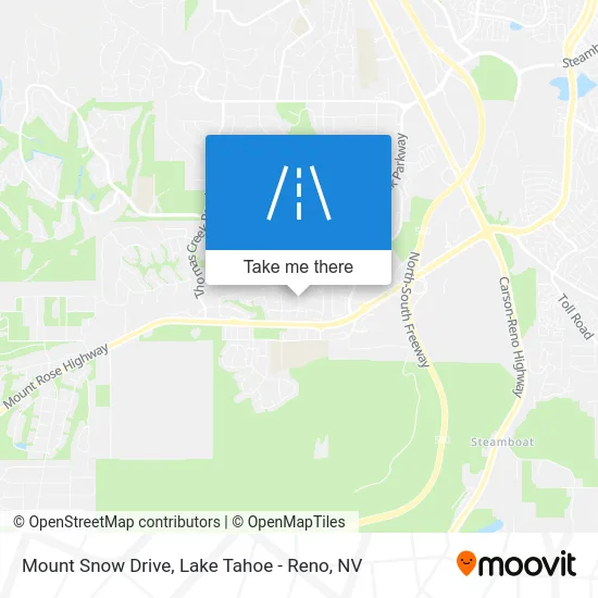 Mount Snow Drive map