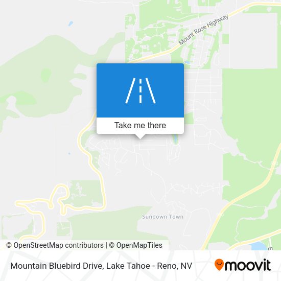 Mapa de Mountain Bluebird Drive