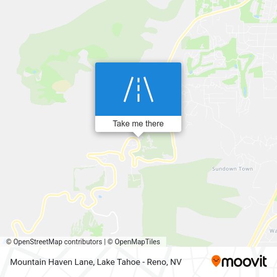 Mapa de Mountain Haven Lane