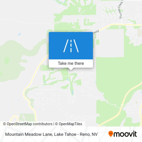 Mapa de Mountain Meadow Lane