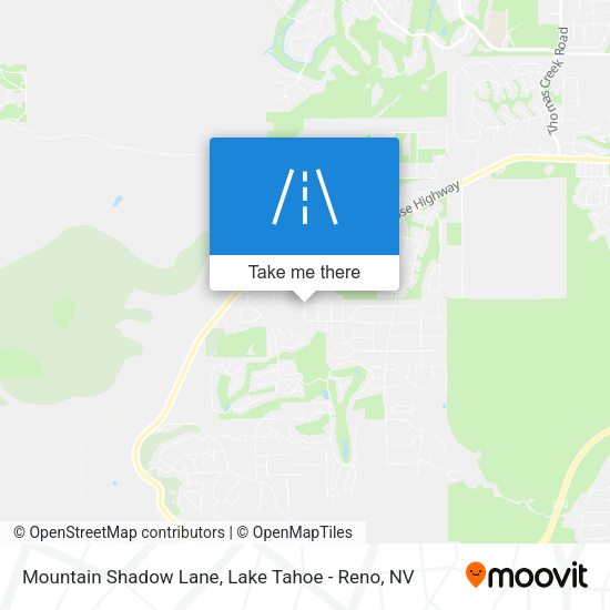 Mountain Shadow Lane map