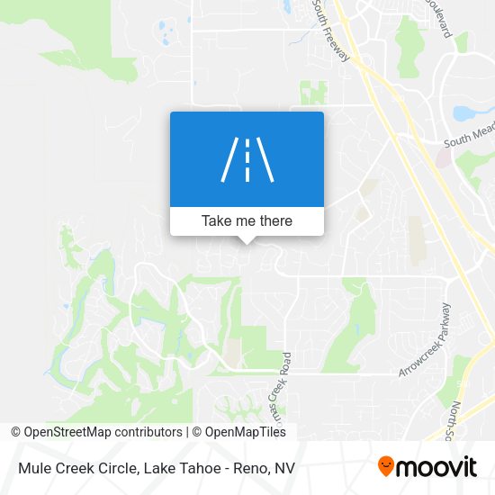 Mule Creek Circle map