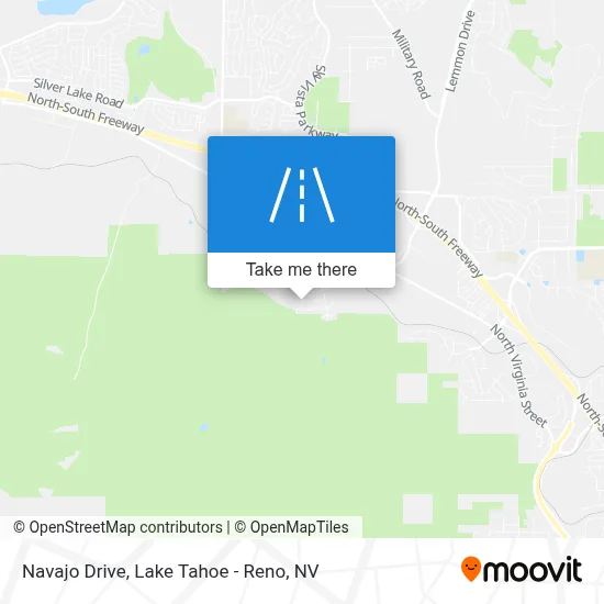 Navajo Drive map