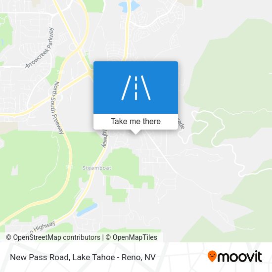 Mapa de New Pass Road