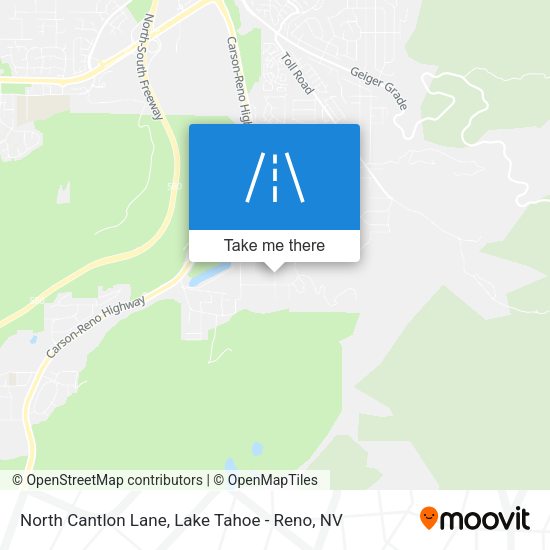 North Cantlon Lane map