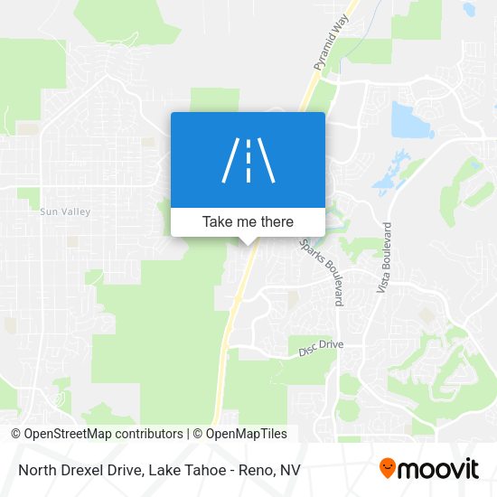 Mapa de North Drexel Drive