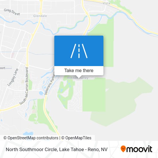 North Southmoor Circle map