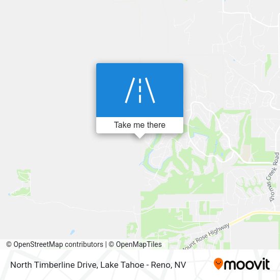 North Timberline Drive map