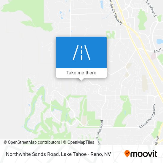 Mapa de Northwhite Sands Road
