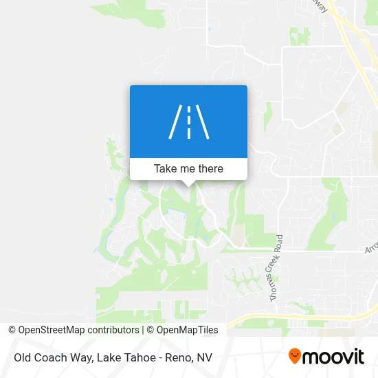 Old Coach Way map