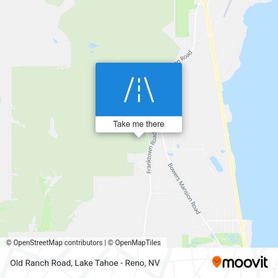 Mapa de Old Ranch Road