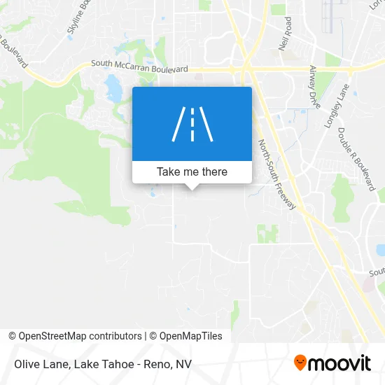 Olive Lane map