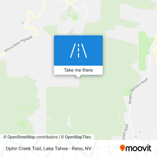 Mapa de Ophir Creek Trail