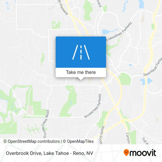 Overbrook Drive map