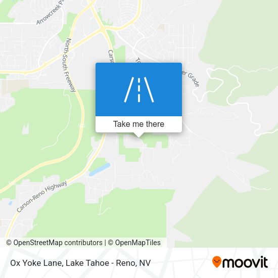 Ox Yoke Lane map