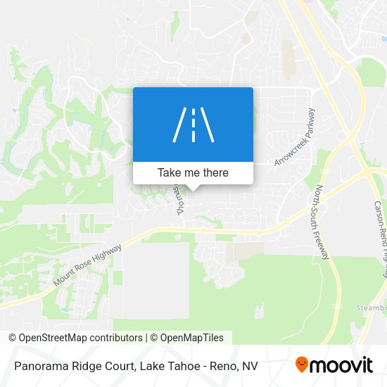 Panorama Ridge Court map