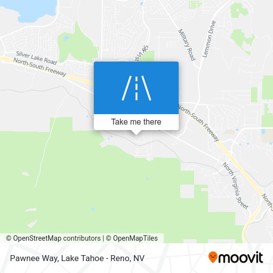 Pawnee Way map