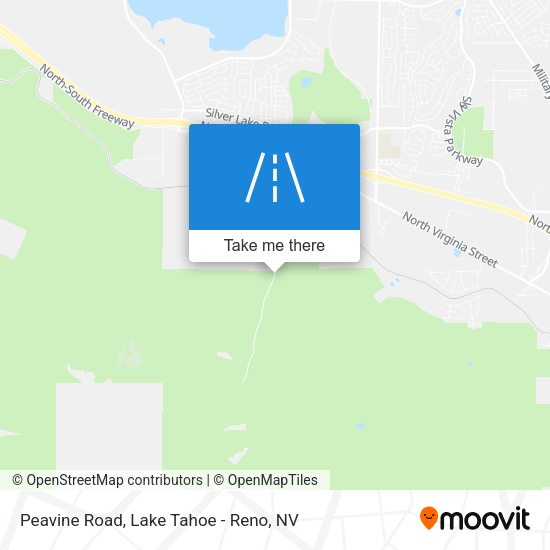 Peavine Road map