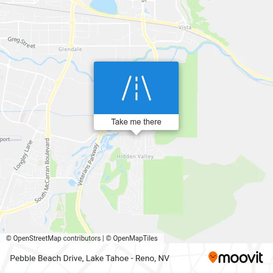 Pebble Beach Drive map