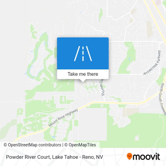 Mapa de Powder River Court