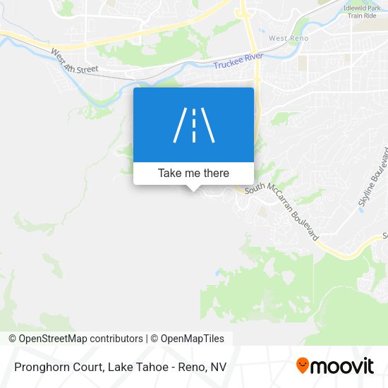 Pronghorn Court map