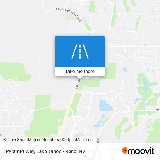 Pyramid Way map