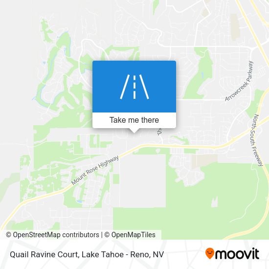 Mapa de Quail Ravine Court