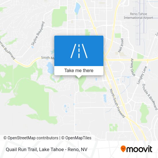 Quail Run Trail map