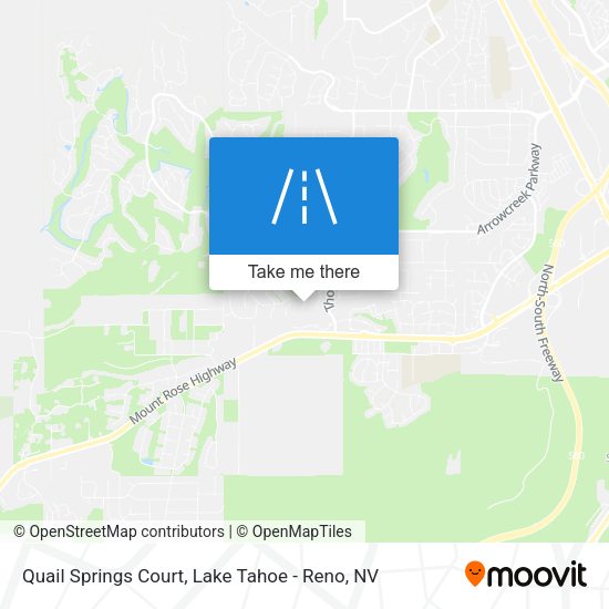 Mapa de Quail Springs Court