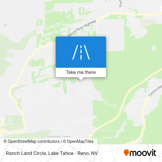 Ranch Land Circle map