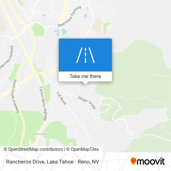 Rancheros Drive map