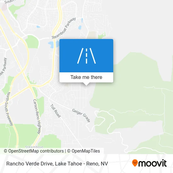 Rancho Verde Drive map