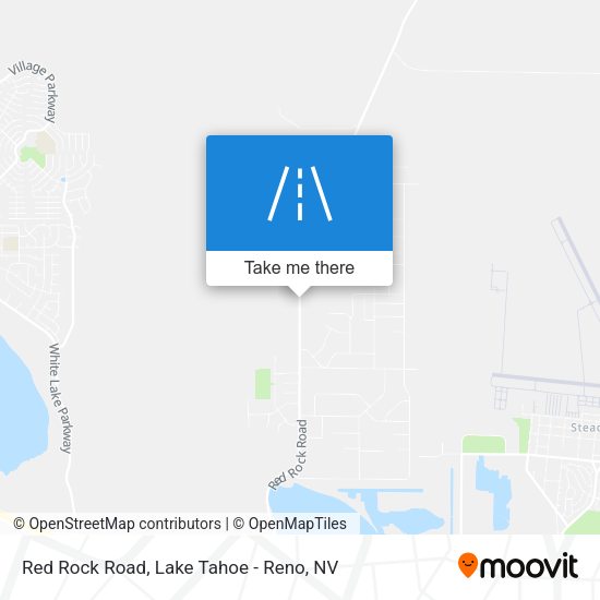 Red Rock Road map