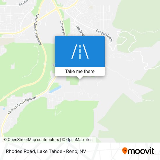 Mapa de Rhodes Road