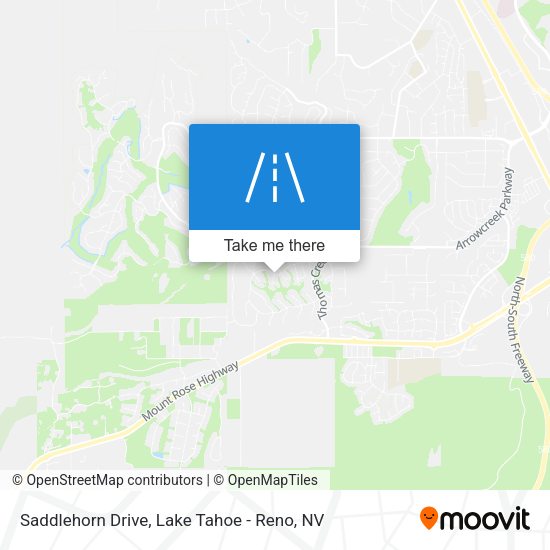 Mapa de Saddlehorn Drive