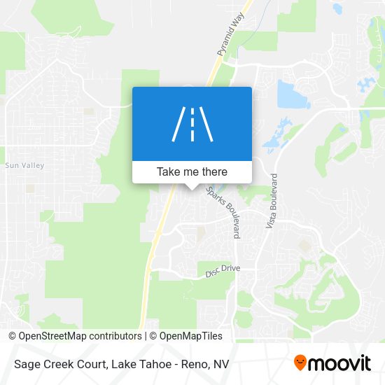 Mapa de Sage Creek Court